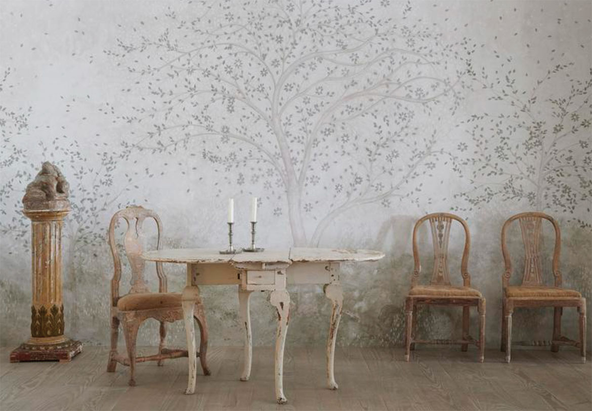 Rooted in Style: Forest-Inspired Wallpaper