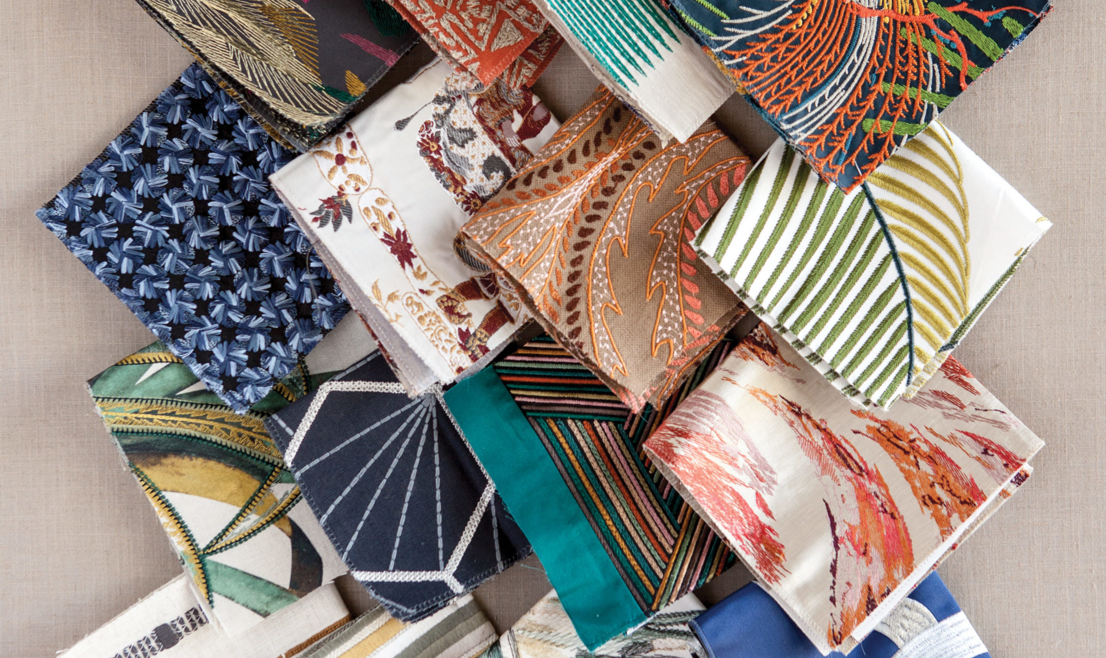 On Trend: Embroidered Fabrics