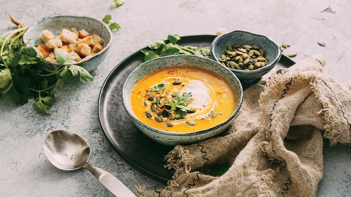 Fall Recipe: Butternut Squash and Sweet Potato Soup