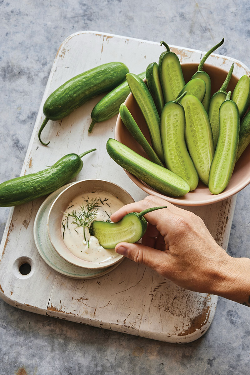 Elevate Ranch Dressing Into Flavorful Cucumber Dip